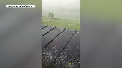 Śnieg spadł we wsi Murzasichle