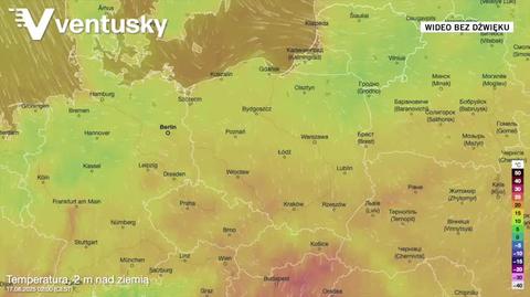 Prognozowana temperatura w kolejnych dniach