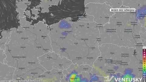 Prognoza opadów na kolejne dni