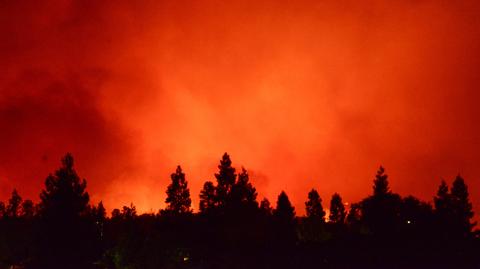 Pożar w hrabstwie Butte