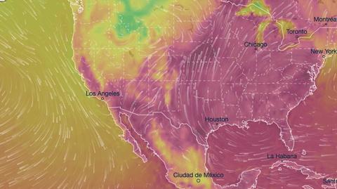 Prognozowana temperatura w USA w najbliższych dniach