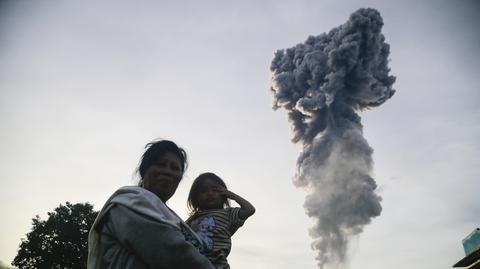 Ewakuacja na indonezyjskiej wyspie Halmahera