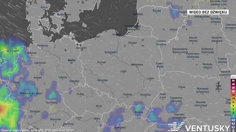 Prognozowane opady w dniach 21-25.07