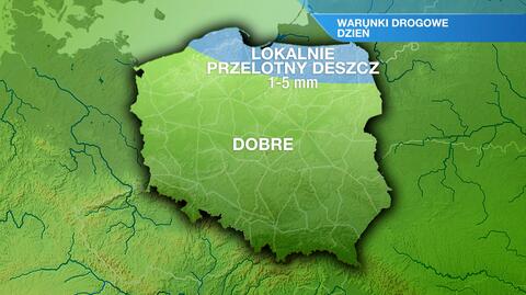 Warunki drogowe w piątek