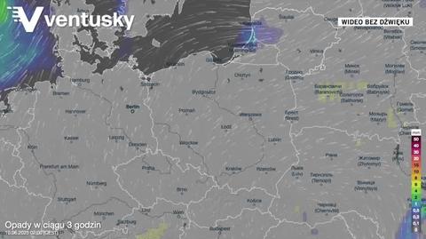 Prognoza opadów na kolejne dni