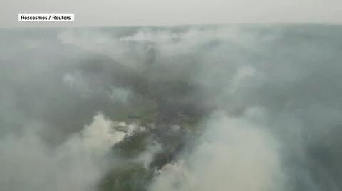Pożary w rejonie Jakucji 