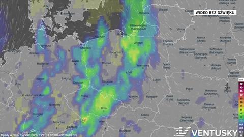 Prognoza opadów na okres 11-15.07