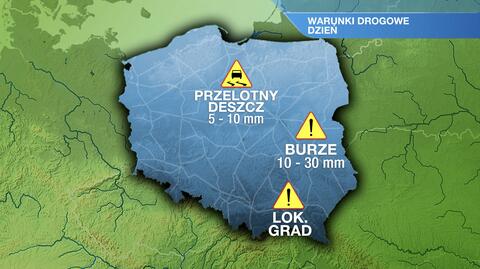 Warunki drogowe we wtorek 26.07