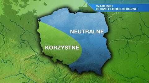 Warunki biometeo w niedzielę