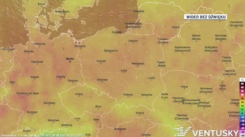 Prognoza temperatury na kolejne dni