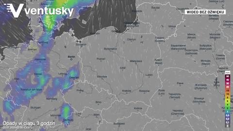 Prognozowane opady w kolejnych dniach