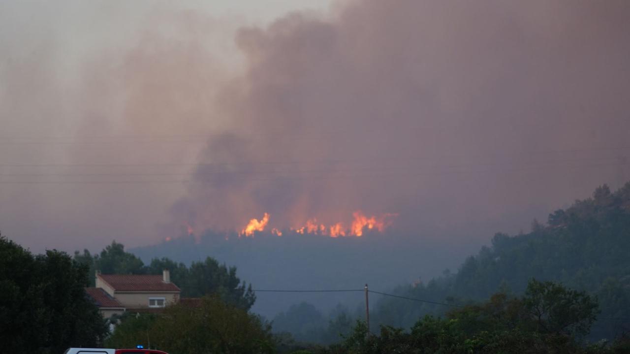 Całonocna walka z pożarem. 