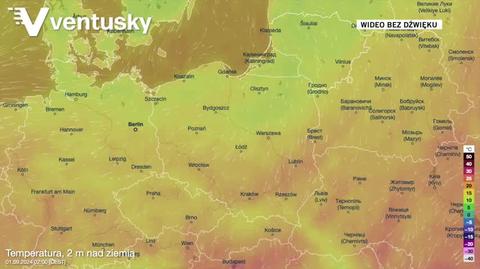 Prognozowane opady w kolejnych dniach