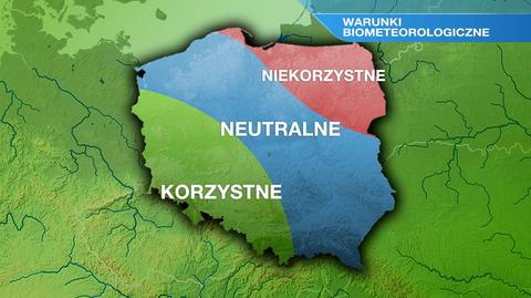 Warunki biometeo we wtorek
