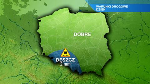 Warunki drogowe we wtorek 23.04