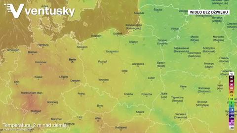 Prognoza temperatury na kolejne dni