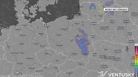 Prognoza opadów na kolejne dni