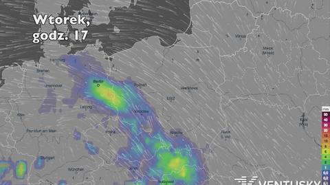 Prognozowane opady w ciągu najbliższych dni