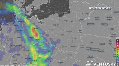 Prognoza opadów na kolejne dni