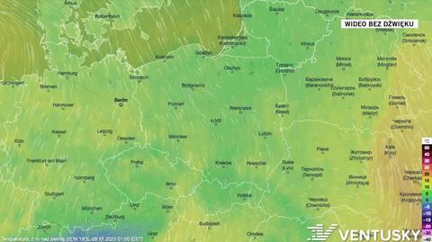 Prognozowana temperatura w najbliższych dniach