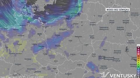 Prognozowane opady w dniach 12-16.10