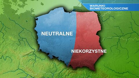 Warunki biometeo w czwartek