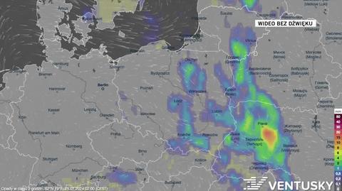 25-29.07 - prognozowane opady