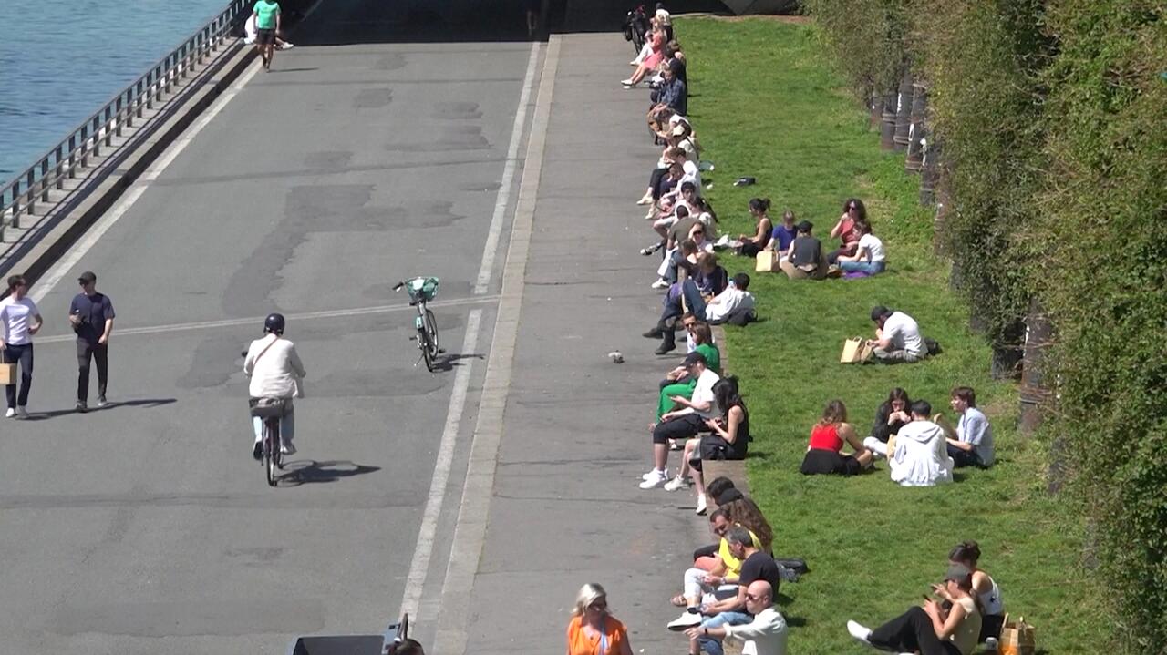 Temperatura sięga 30 stopni, są problemy na kolei