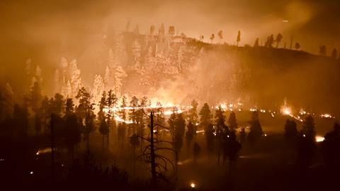 Walka z pożarem Greer Fire