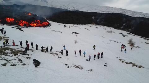 Etna wciąż aktywna 