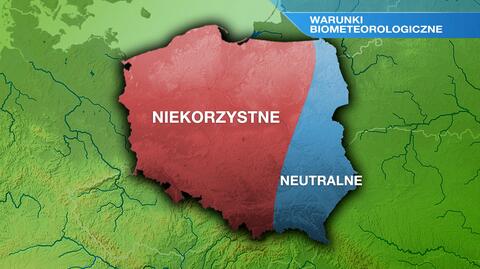 Warunki biometeo w piątek