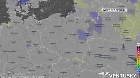 Prognozowane opady w ciągu kolejnych dni