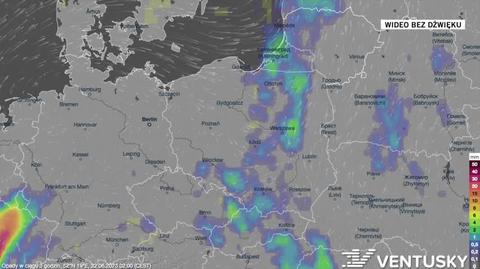 Prognozowane opady w dniach 22-26.06