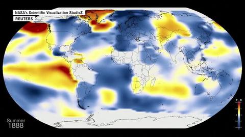 Rośnie średnia globalna temperatura na Ziemi i emisje gazów cieplarnianych 