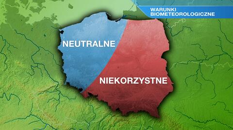 Warunki biometeo w czwartek
