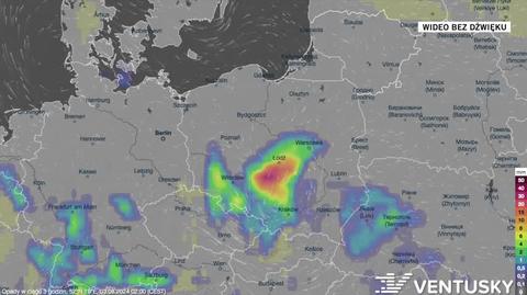 Prognoza opadów na okres 03-07.08