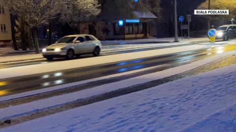 "Jest jak jest, powinna być o tej porze". Śnieg w Białej Podlaskiej