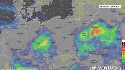 Prognoza opadów na dni 26-30.07