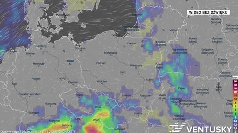 Prognozowane opady w najbliższych dniach