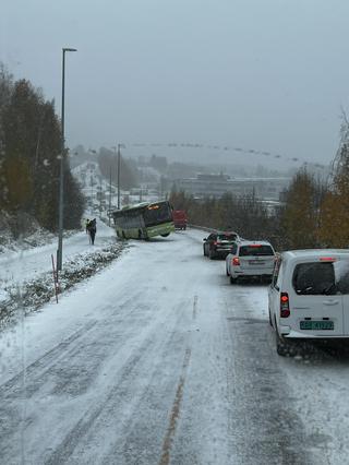 Zima zaskoczyła mieszkańców południowej Norwegii