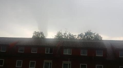 Lej kondensacyjny nad Hamburgiem