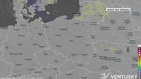 Prognoza opadów w dniach 13-17.11