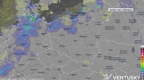 Prognoza opadów w dniach 17-21.02