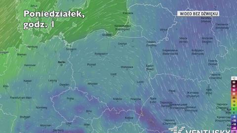 Temperatura w ciągu kolejnych dni (Ventusky.com)