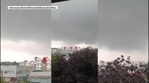 Lej kondensacyjny nad Śremem (województwo wielkopolskie)