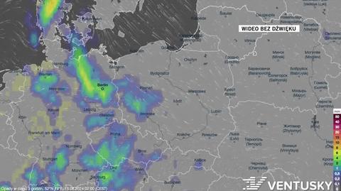 Prognozowane opady w najbliższych dniach