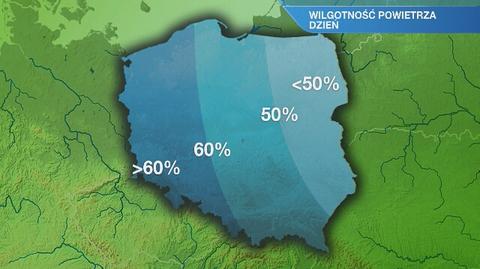 Warunki biometeorologiczne w piątek