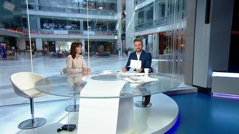 Arleta Unton-Pyziołek na antenie TVN24 o nawałnicach w Polsce