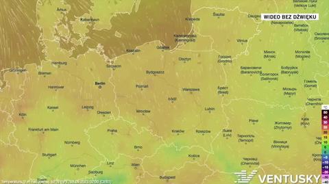 Prognoza temperatury na okres 28.09-02.10