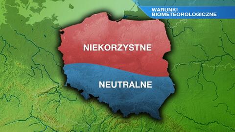 Warunki biometeo w środę